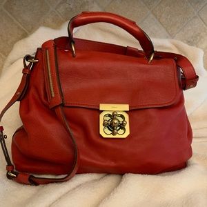 Chloe Red Leather Handbag
